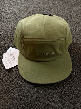 lululemon athletica Men's Olive Cap with Embroidered Logo